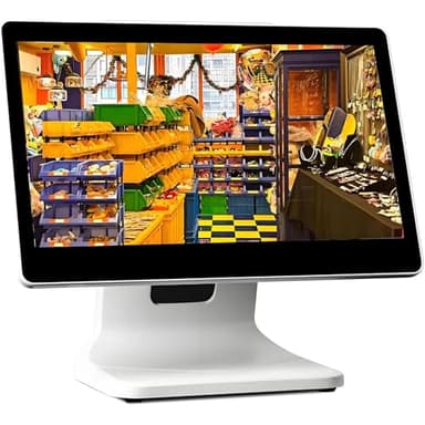 COAKUE Caisse enregistreuse Intelligente i3 POS System, écran Tactile 15,6 Pouces, Windows 10, 4 Go de RAM, SSD 64 Go, pour commerces de détail, Restaurants et Salons de Coiffure.