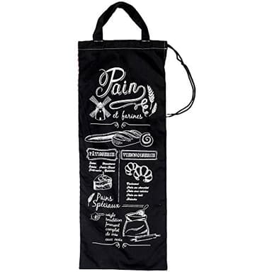 Promobo -Sac A Pain Imprimé Vintage Décor Bistrot Double Face Vichy