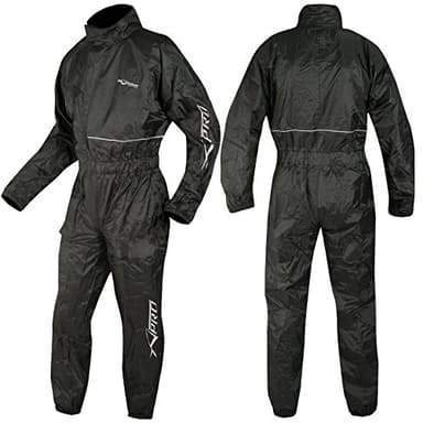 Tenue de pluie étanche de moto A-pro une pièce pantalon veste, pour homme, M.