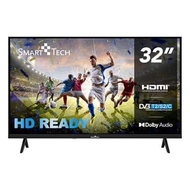Smart Tech 32HN01K TV HD LED 32 Pouces (80cm) Triple Tuner Dolby Digital Plus, 3xHDMI, 2xUSB