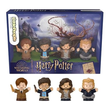 Little People Collector Coffret Harry Potter et le Prisonnier d’Azkaban en édition spéciale pour les adultes et les fans avec 4 figurines, HGV47