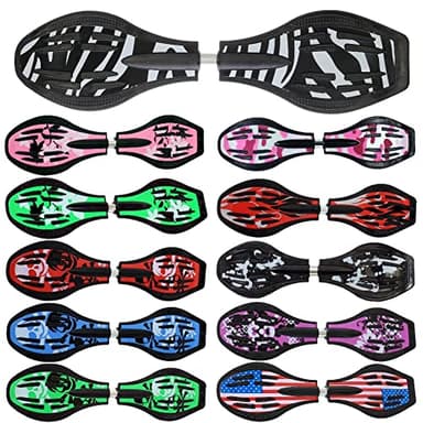 Waveboard Original FunTomia avec roulement ABEC9, sac inclus (Différents designs de couleurs)