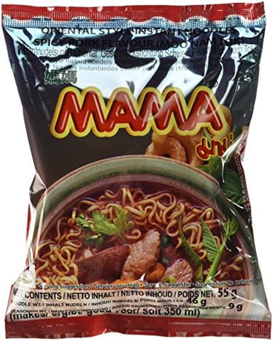 Mama Nouilles Instantanées Moo Nam Tok 55 g - Lot de 30