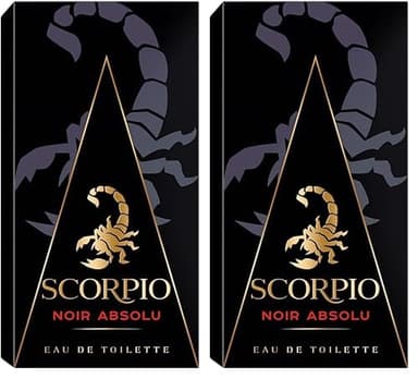 Scorpio - Eau de Toilette Homme - Collection Noir Absolu - 75 ml (Lot de 2)