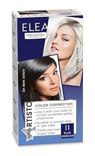 Correcteur de couleur Elea Professional Artisto - No. 11 Bleu | 120 ml | À utiliser avec votre couleur pour corriger les nuances jaunes indésirables