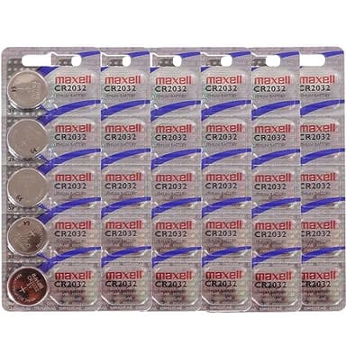 Maxell CR2032 Lot de 30 piles bouton au lithium 3 V