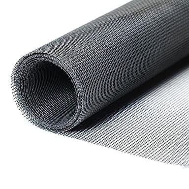 Dantolo Moustiquaire Fenêtre 250cm x120cm,Moustiquaire,Rouleau Moustiquaire,Découpable Aux Dimensions Souhaitées Anti-Insectes Pour Porte Fenêtre Baie Vitrée-Gris