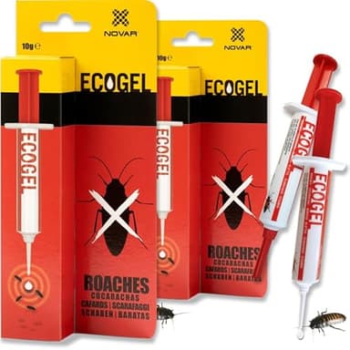 PIC Gel Appât 2x10g Anti Cafards Puissant Professionnel - Anti Blattes - Insecticide cafard - Éradicateur Efficace - Élimine Rapidement Les Cafards – Formule Professionnelle - Résultat Rapide