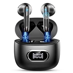 New bee Oreillette Bluetooth sans Fil avec Dual Mic V5.0 Main Libre New bee Oreillette Bluetooth sans Fil avec Dual Mic V5.0 Main Libre