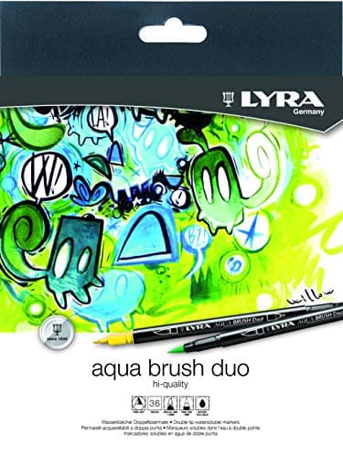 Lyra Aqua Brush Duo - 24 Feutres à pointe en fibre double pointe - couleurs assorties Pas Cher Nouméa NC | Bureau Vallée Lyra Aqua Brush Duo - 24 Feutres à pointe en fibre double pointe - couleurs assorties Pas Cher Nouméa NC | Bureau Vallée